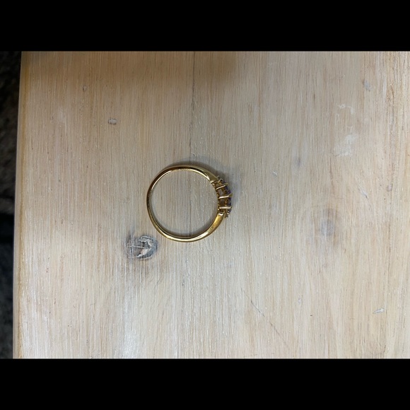 tanzanite ring and earrings 10k  and 14k gold - Picture 3 of 8